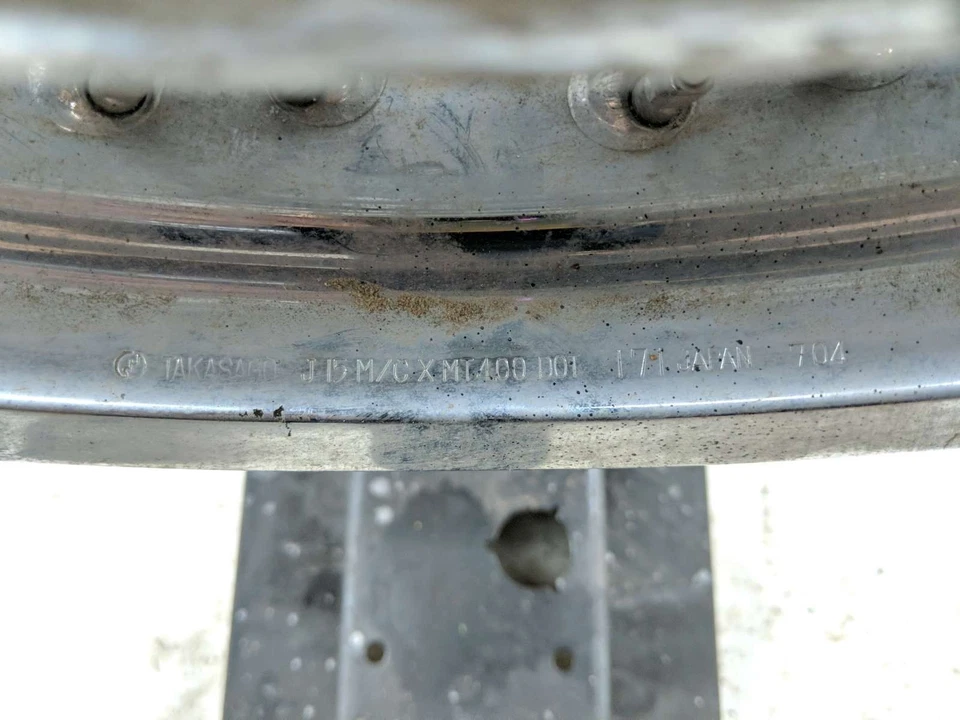 Задний обод колеса 08 Suzuki VS1400 ПРЯМОЙ 15x4 - Изображение 2 из 4