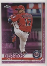 2019 Topps Chrome Pink Refractor Jose Berrios #123 2f9
