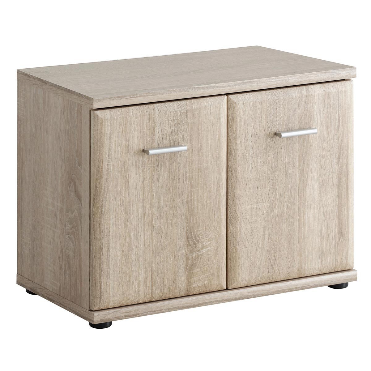 Meuble de rangement Armario 60cm chêne : buffet bas en bois compact
