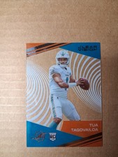 2020 Clear Vision Tua Tagovailoa Rookie Card. rookie card picture