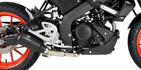 Yamaha MT 125 2021-2023 Komplett Abgasanlage MK2 Black Ixrace AY9239SB-image
