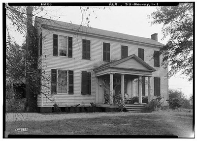 Photo:Moundville Alabama J W Whatley House 1930s HABS Plantation House
