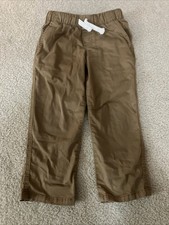 Cat And Jack Size Four Boys Khaki Slacks Drawstring Elastic