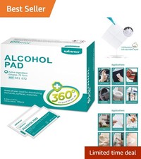 Versatile Alcohol Disinfecting Wipes - 50pcs 75% Ethanol Pads for Home & Travel