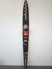Vintage JOBE HONEYCOMB Professional 67" slalom water ski Black Orange color