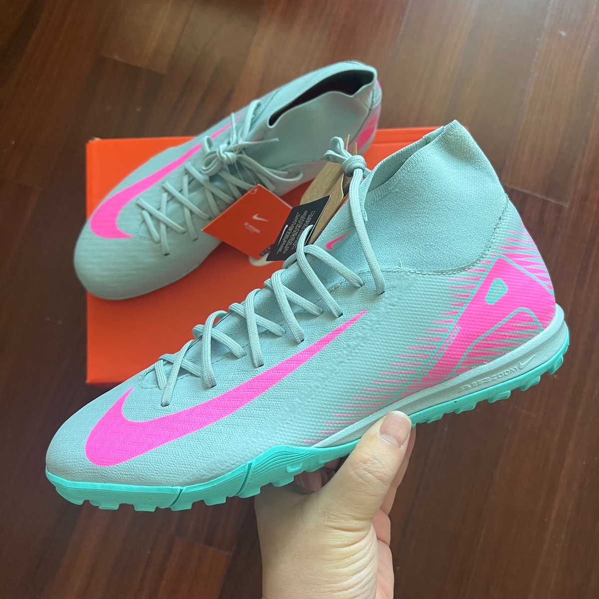 Nike Zoom Mercurial Superfly 10 Academy TF Ocean Cube Mens Soccer
