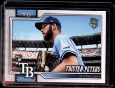 2026 Topps Series 1 Golden Mirror Tristan Peters Rookie Tampa Bay Rays #330