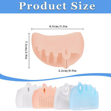Silicone Toe Separators 4 Pairs for Women  Men, Toe Spacers Bunion Corrector...