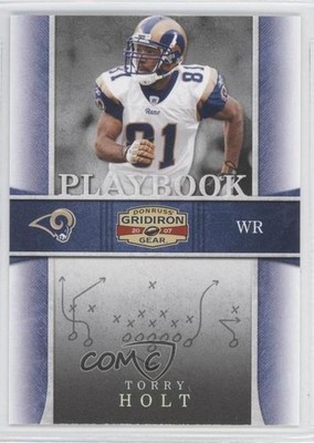 2007 Donruss Gridiron Gear Playbook Silver 90/250 Torry Holt #PB-13 0a1