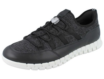 ECCO Gruuv Lite W Damen Sneaker schwarz Nubukleder Textil