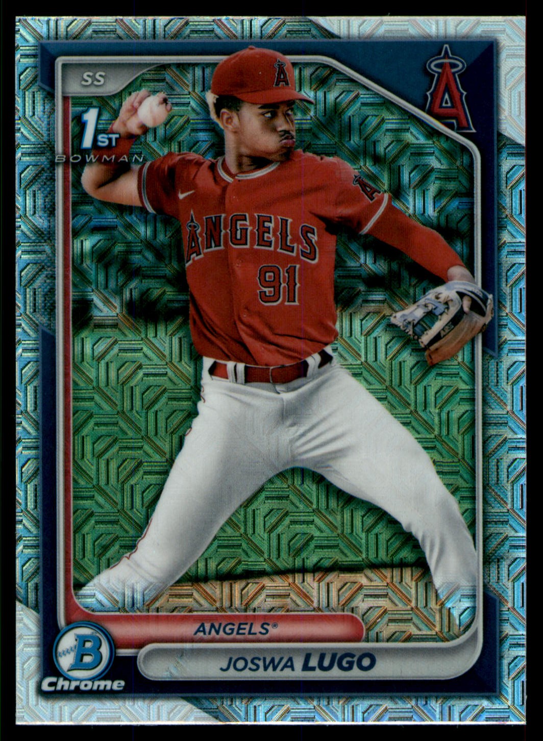 2024 Bowman Chrome #BCP-237 Joswa Lugo Prospects Mojo Refractors
