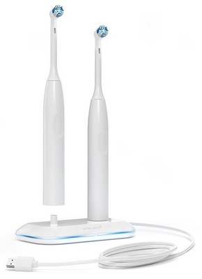 Galvanox 2-in-1 Dual Zahnbürste Ladegerät kompatibel mit Oral B Electric White 