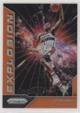 2016-17 Panini Prizm Explosion Orange Prizm 39/49 John Wall #20 5ir