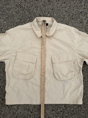 Stussy Military LS Over Shirt BONE Rip Stop 1110321 XL | eBay