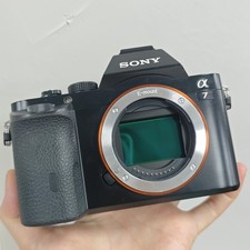 Sony Alpha A7M1 Mirrorless Digital Camera Body Only 24.3MP Black W/Accessories