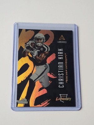 Panini Luminance 2018 Christian Kirk Cardinals Texans Rookie RC Luminary NFL