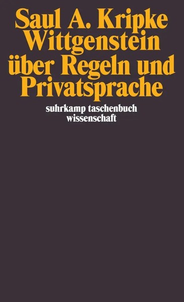 Wittgenstein üBer Regeln Und Privatsprache | Saul A. Kripke | Taschenbuch | 2006-image