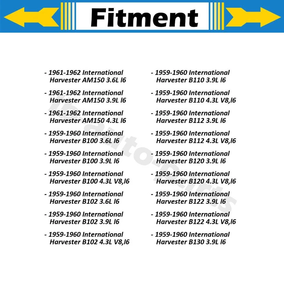 4x Manguera de freno delantera trasera para International Harvester S110 1956-1957 Foto 2 de 4