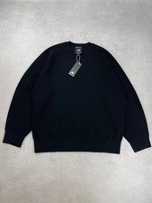 Adidas Y-3 Yohji Yamamoto Logo Knit Crew Sweatshirt Size L
