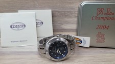 Fossil PR-5098 St. Louis Cardinals 2004 NL Champions Watch w/ Tin & Manual