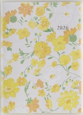 Takahashi Planner 2026 April Start A6 Monthly Raffine 1 Floral Pattern No.875_