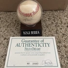 Yogi Berra New York Yankees Autographed Baseball with COA