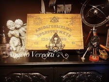 Hexenbrett .Echt Holz  Mit Planchette / Ouijaboard /witchboard /spellboard/Ouija
