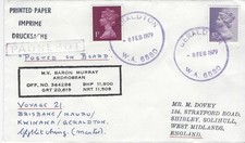 GERALDTON PAQUEBOT COVER