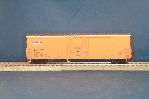 JP HO Escala Athearn Acero RTR 50' Enchufe Puerta Caja Coche D&RGW 50841 Río Grande Suelto | Zustand: Used