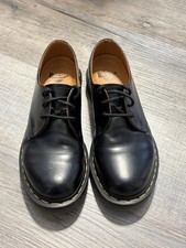 Dr Martens 1461 W Smooth Leather Oxford Goth Black Shoes Size US L 8 Women  s