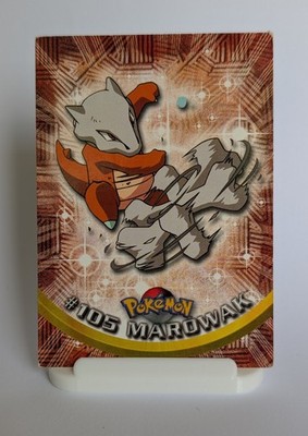 Pokemon Topps TV Animation #105 Marowak 1999 Blue Logo 1st Print
