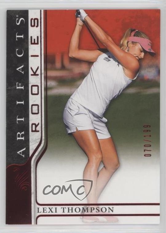2021 Upper Deck Artifacts Rookies Red 70/199 Lexi Thompson #76 0s6v