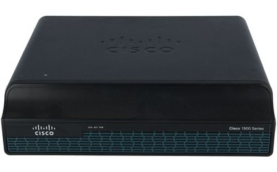 CISCO - CISCO1941/K9 - Cisco 1941 w/2 GE,2 EHWIC slots,256MB CF,512MB DRAM,IP Ba