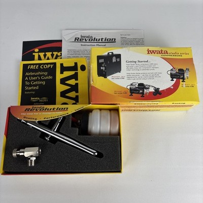 Iwata Revolution BCR Airbrush Preowned Untested Great Condition See Photos