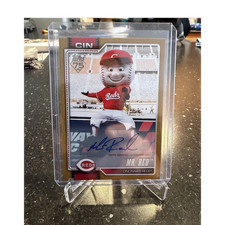 Topps 2025 Series 1 Mr. Red #M-7 Mascots gold Insert /50 Cincinnati Reds