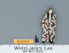 Han Solo Trench Coat 100  Complete Star Wars ROTJ 1983 Vintage Kenner NO REPRO