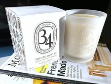 diptyque 34 candle 300g / 34 boulevard saint germain paris baies figuier philosy