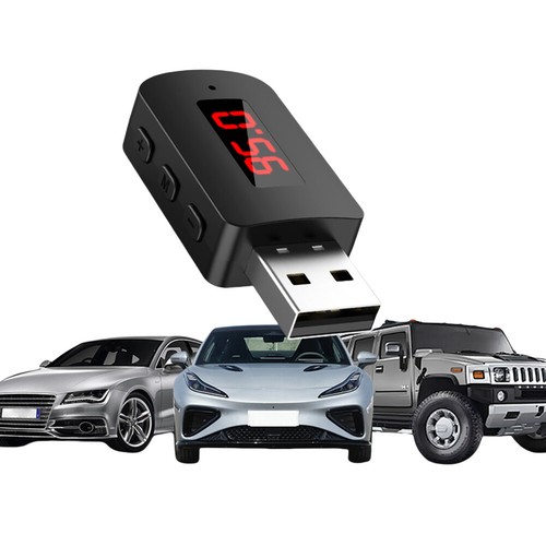 Transmitter Receiver Bluetooth-Compatible USB Power Car Kit for FM Radio(M10) ^F - Imagen 8 de 12