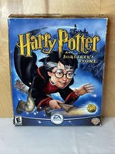 Harry Potter And The Sorcerer's Stone PC CD-ROM Rare Big Box Tested