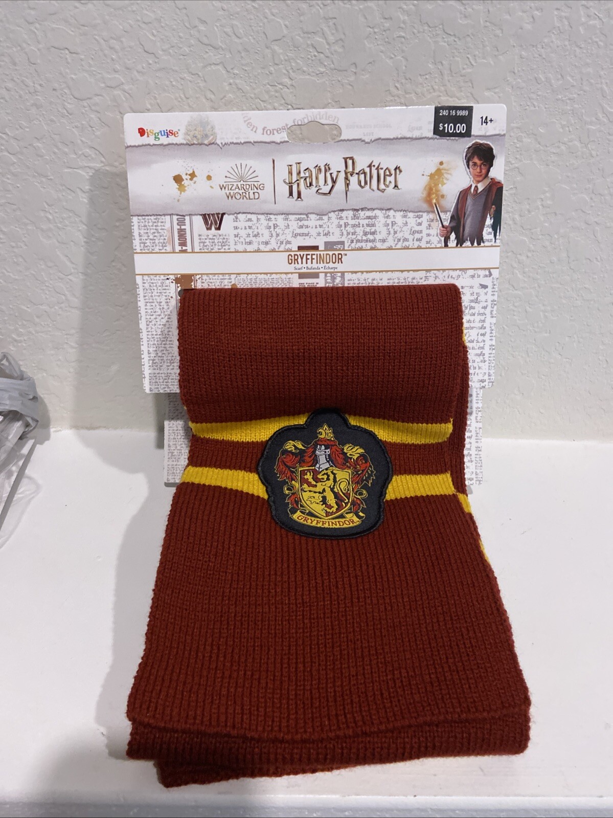 Harry Potter Gryffindor Scarf Official Wizarding World Merchandise