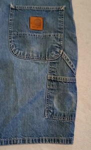 carhartt blue jean shorts