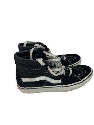VANS MEN'S Sz 7 Ward High Profile Sneaker BlK w/White Stripe