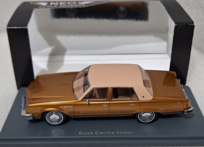 WOW Buick Electra Sedan Version 1 1977 Brown Met 1:43 Neo 44775