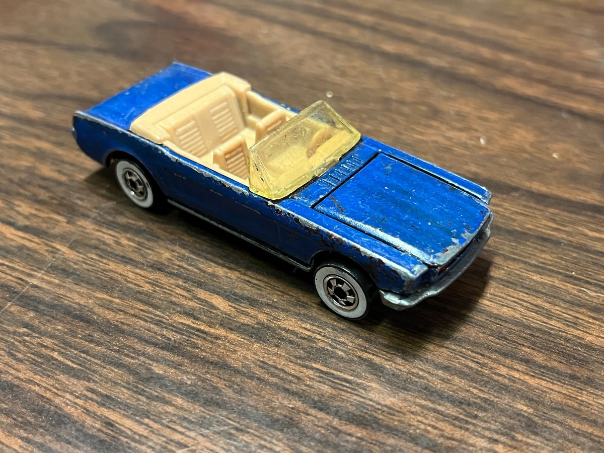 Vintage 1983 Mattel Hong Kong Hot Wheels 65' Mustang Convertible