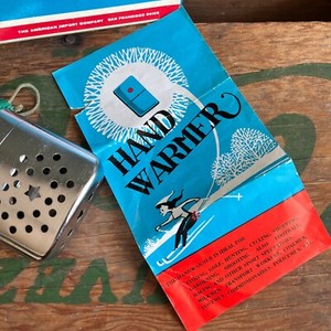 Vintage L.M. Dickson Pocket Hand Warmer in Box