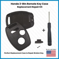 Remote Key Fob Shell Case For 2009 10 11 12 2013 Honda Accord - DIY Repair Kit