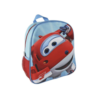 Zainetto Asilo Effetto 3D 31 Cm Super Wings Jett Per Piccoli