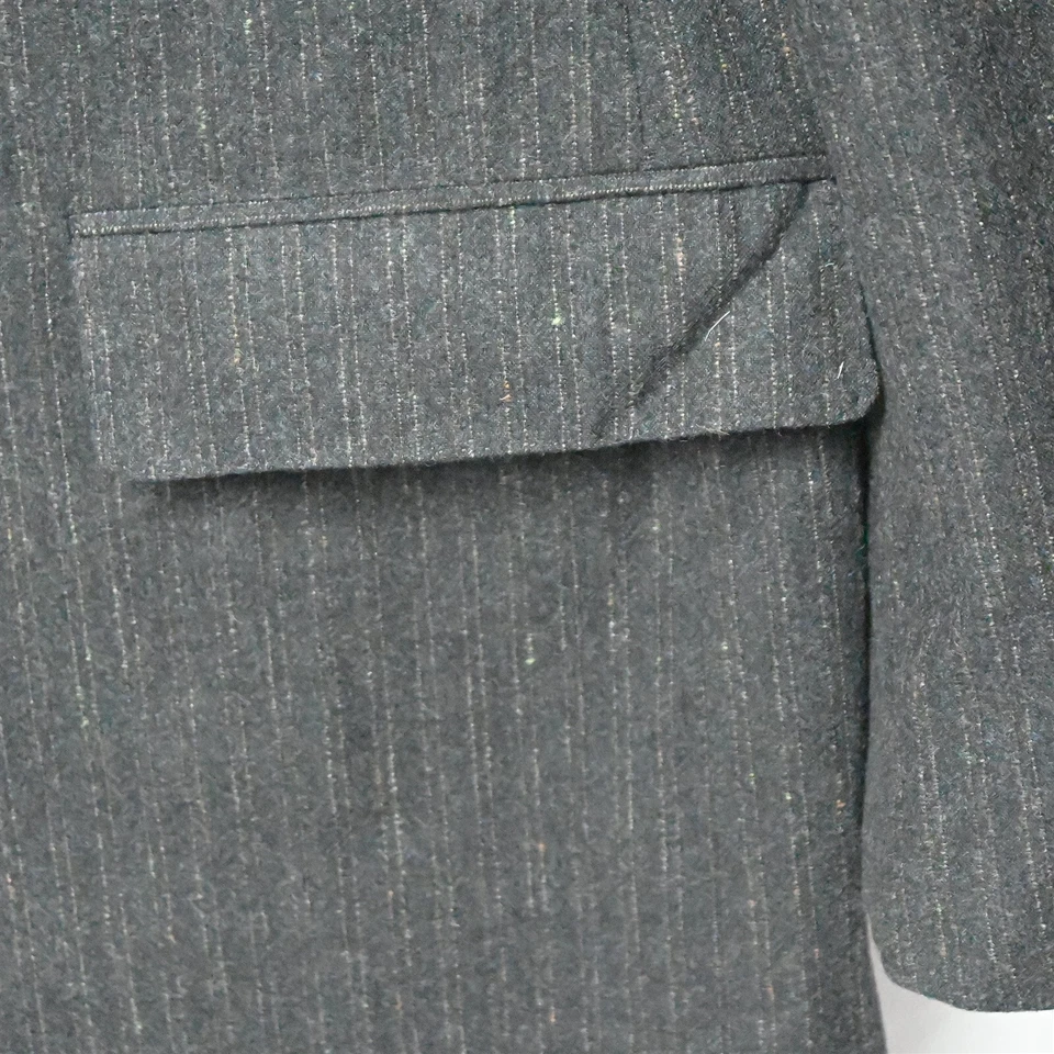 Canali 1934 56 | 46L Brown Stripe 2 Btn Blazer Sport Coat Jacket - Image 3 of 4