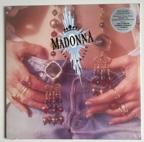 Madonna Like a Prayer The Silver Collection Silver Colour Vinyl LP 2024 Sealed
