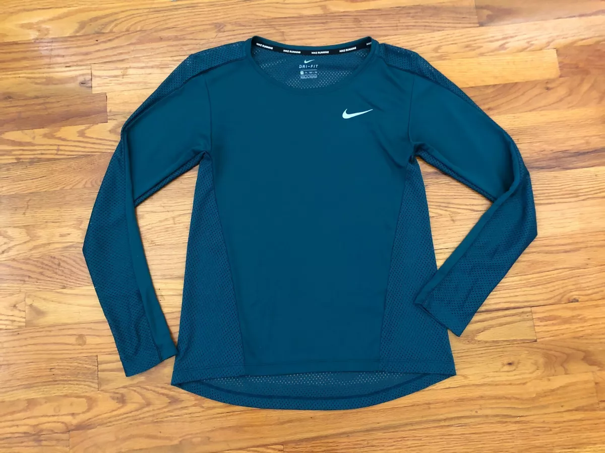 Nike dry miler top t shirt dame